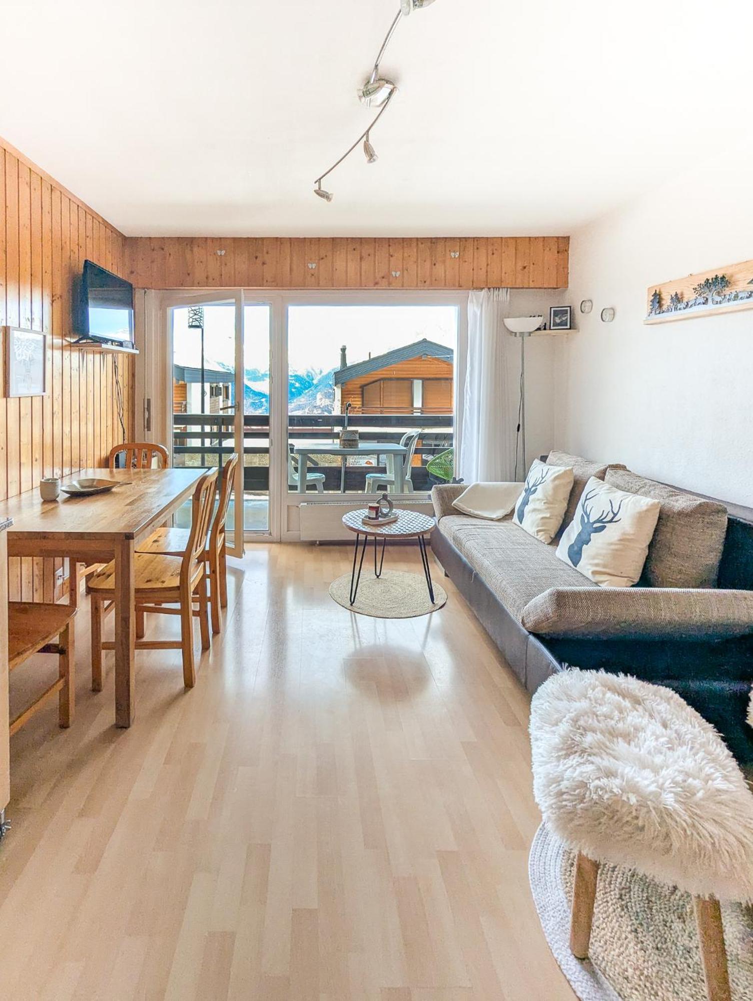 Center Of Veysonnaz With A View ! Apartment Bagian luar foto